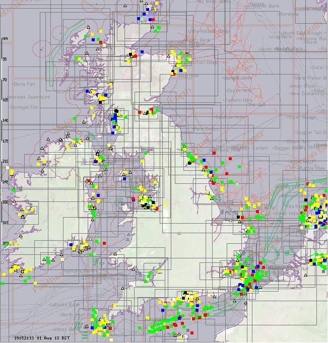 Live AIS map of vessels around UK